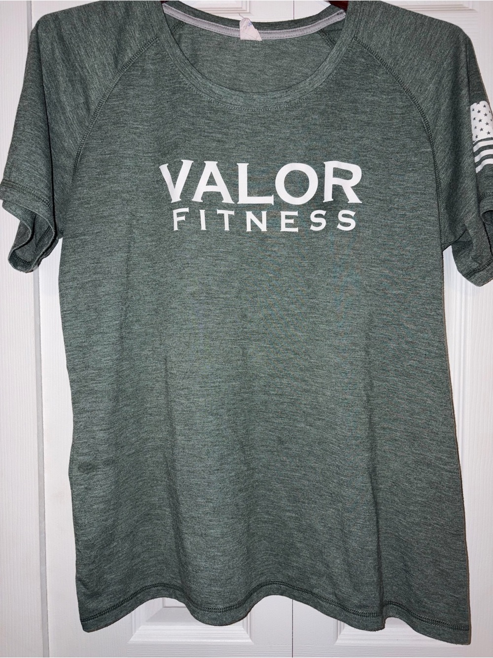 Valor Fitness 12 Strong Women’s XL Military Workout Performance T-Shirt